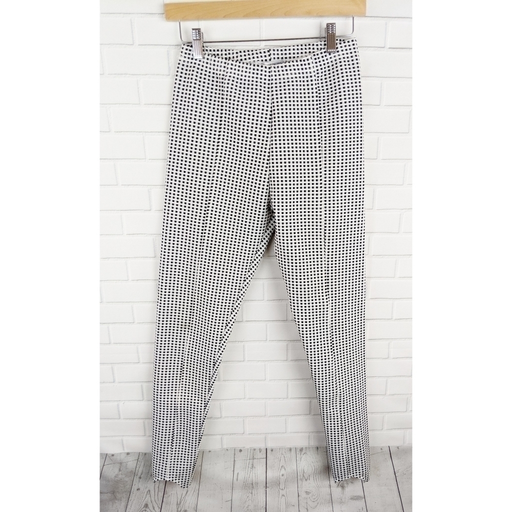 Connection 18 Black White Check High Rise‎ Pants